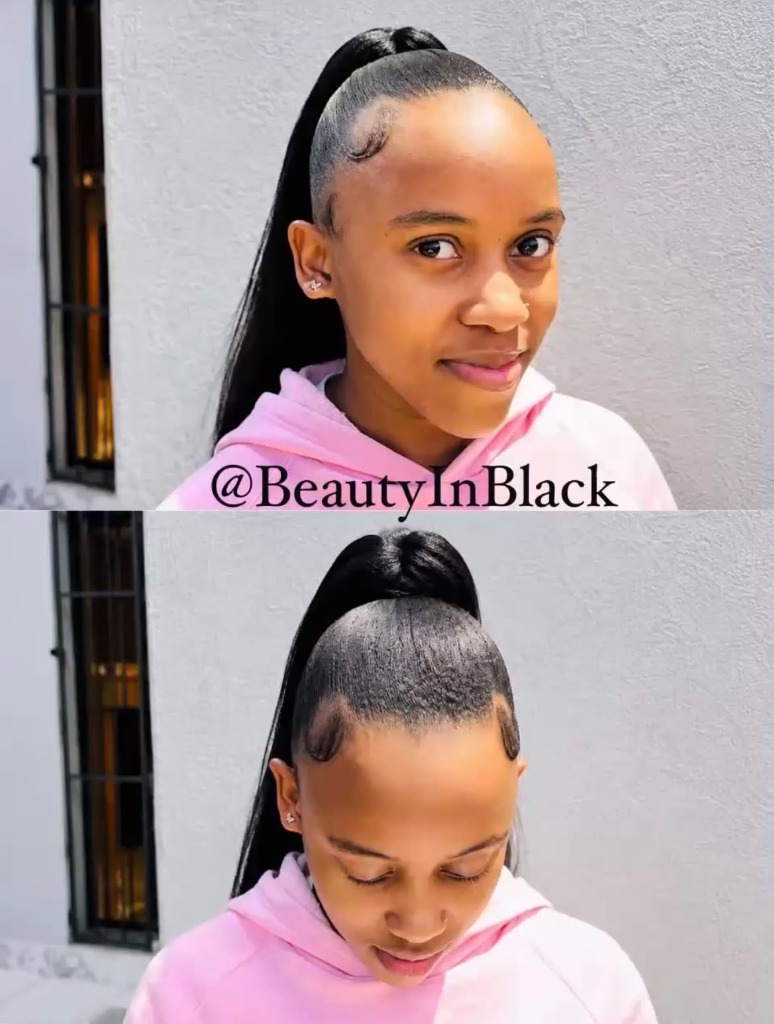 Sleek High Ponytail Installation by Beauty In Black